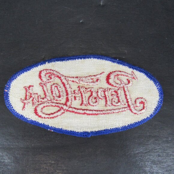 Vintage 1040's Pepsi-Cola Double Dot Uniform Patch 4"X2" Rare - Picture 7 of 8
